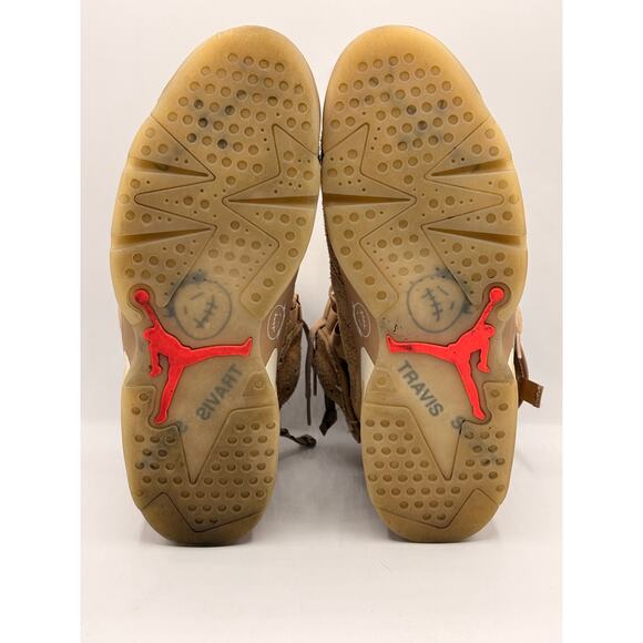 TRAVIS SCOTT x AIR JORDAN 6 Retro British Khaki DH0690-200 Sz 12 main image 11